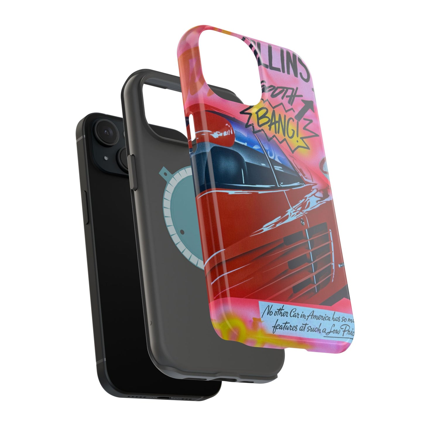 MagSafe "miami momentos" airbrush iPhone case