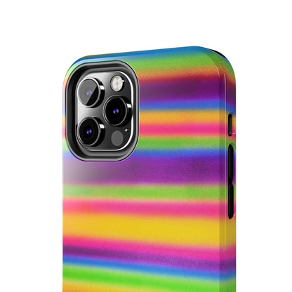 "colorful stripes" airbrush iPhone case