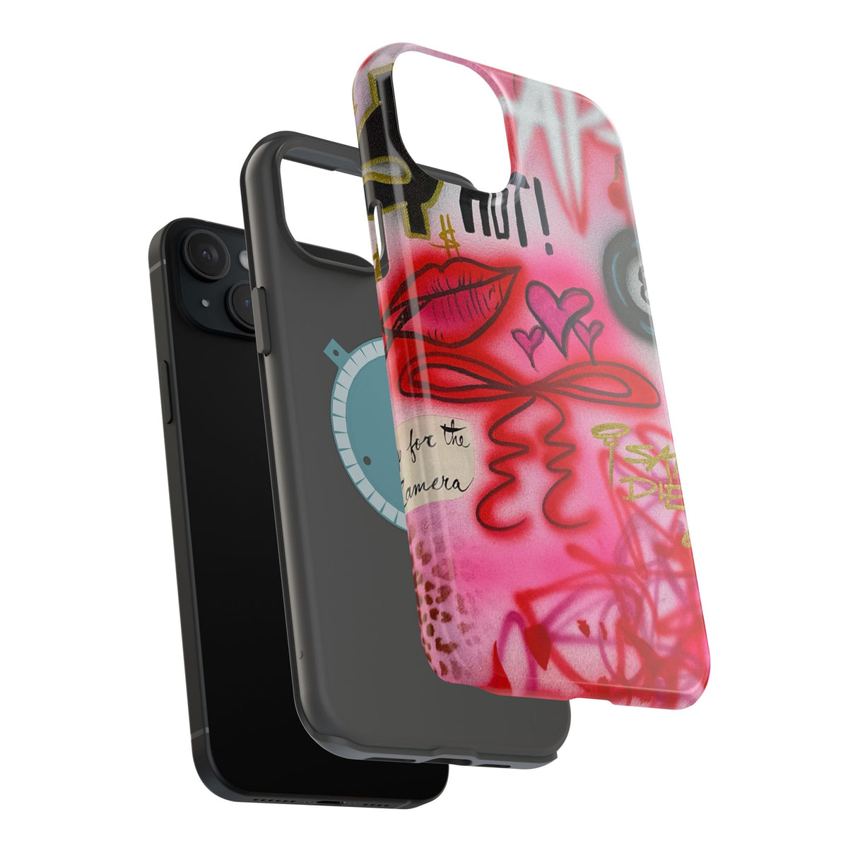 MagSafe "IT girl" airbrush iPhone case