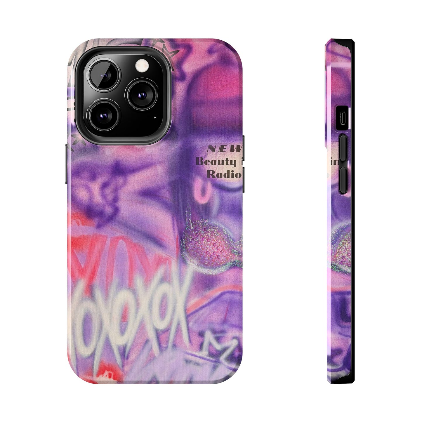 "mic check" airbrush iPhone case