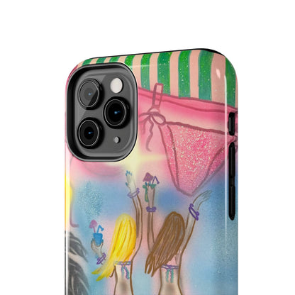 "kinis & tinis" airbrush iPhone case