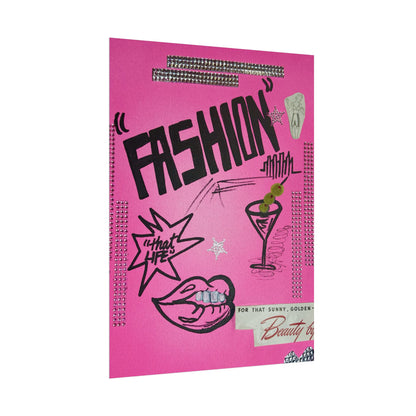 "high fashion" airbrush rolled print