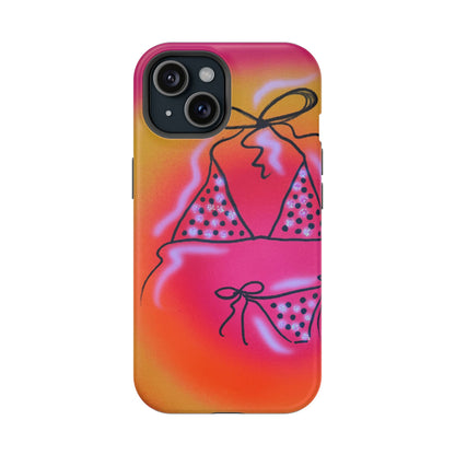 MagSafe "glitter bikini" airbrush iPhone case