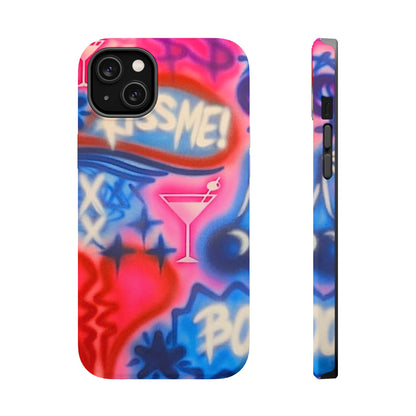 MagSafe "kiss me pt. 2" Airbrush iPhone Hülle