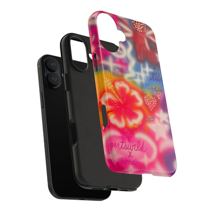 "luck and luv" airbrush iPhone case