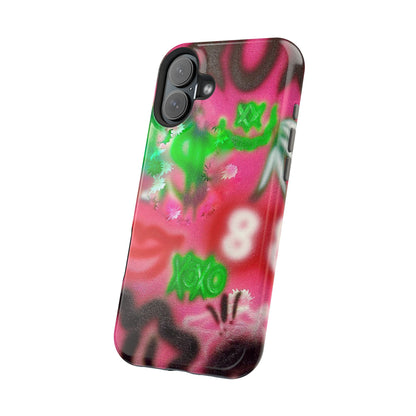 MagSafe "electr!c dreamz" Airbrush iPhone Hülle