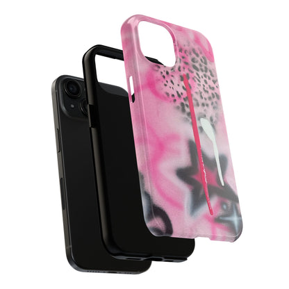 "pink cheetah" airbrush iPhone case