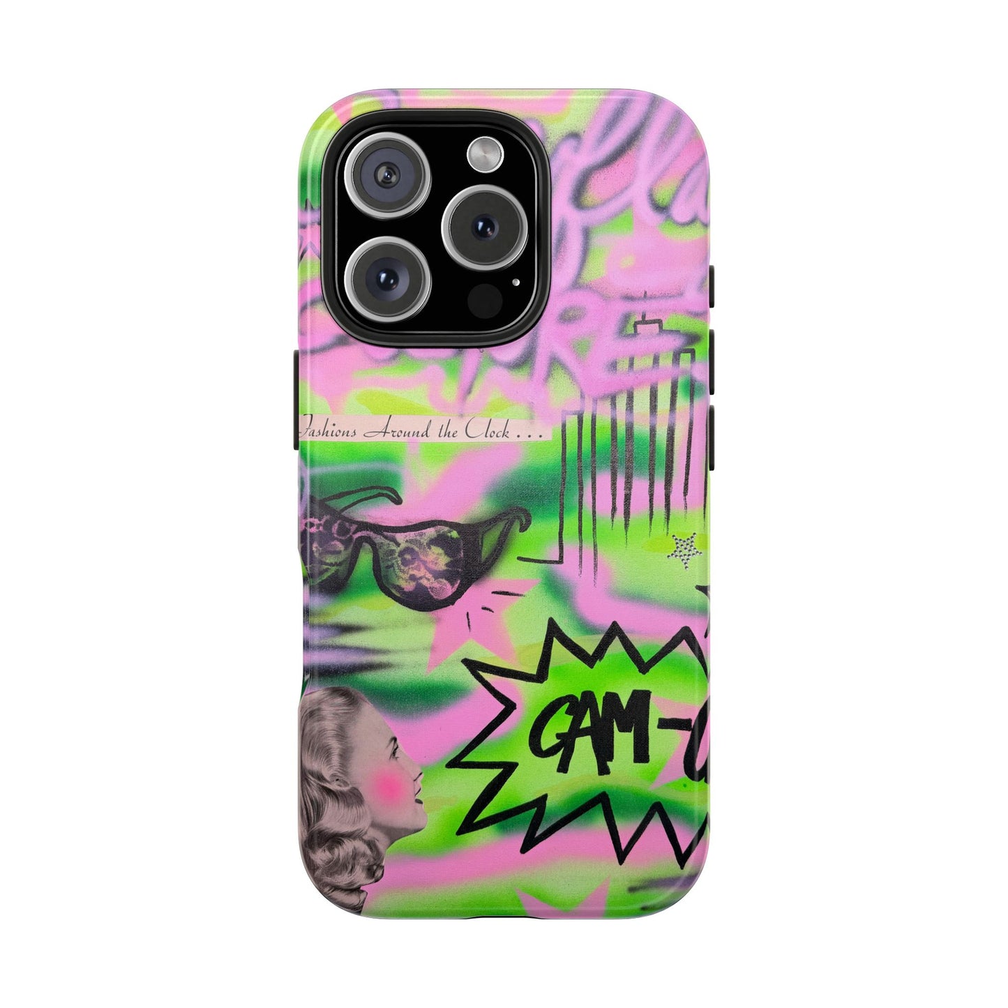 "green camo" airbrush iPhone case