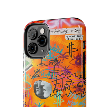 "young, rich, hot!" airbrush iPhone case