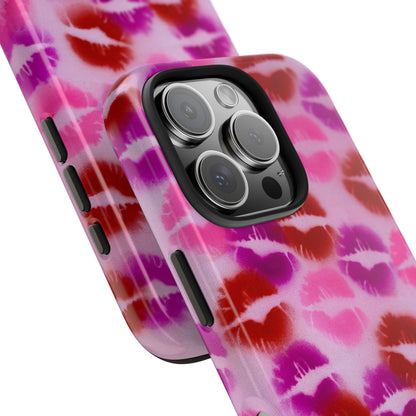 "mwah" airbrush iPhone case