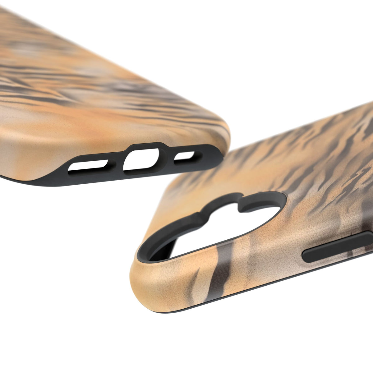 MagSafe "neutral tiger" airbrush iPhone case