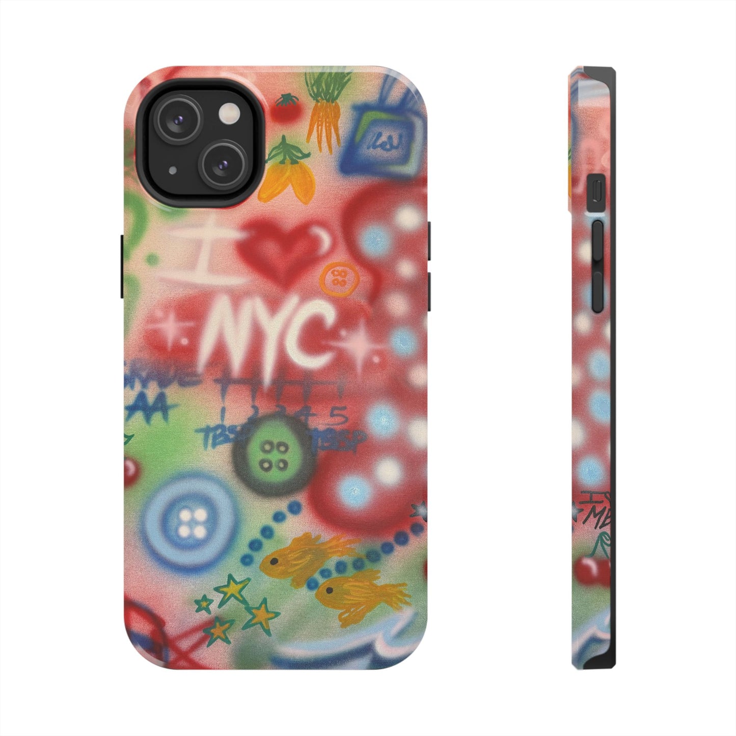 "i <3 NYC" airbrush iPhone case