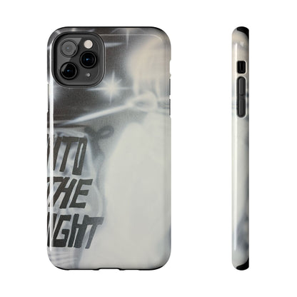 "into the night" airbrush iPhone case