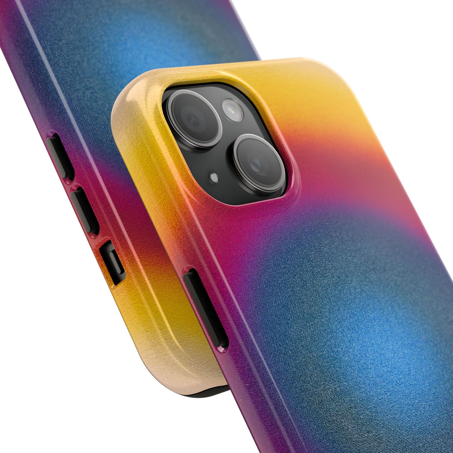 "blue raspberry aura" airbrush iPhone case