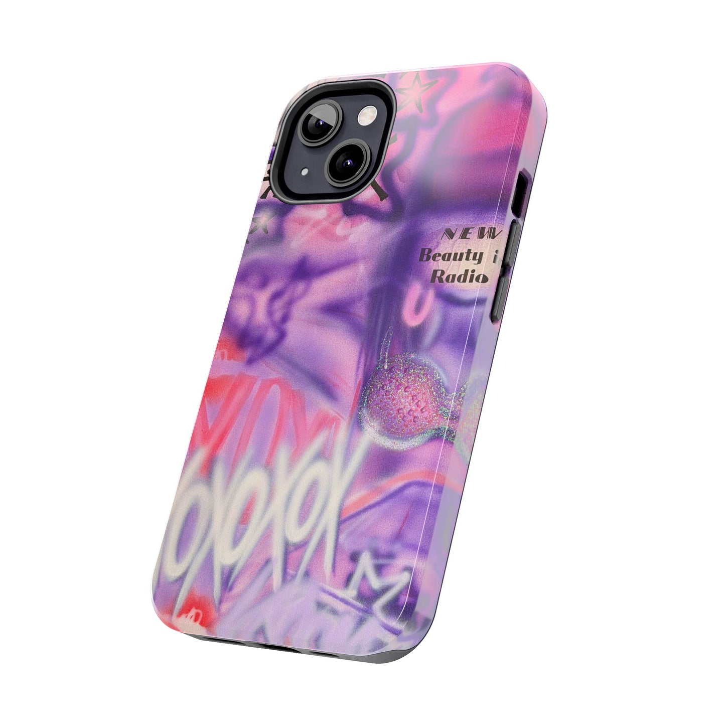 "mic check" airbrush iPhone case