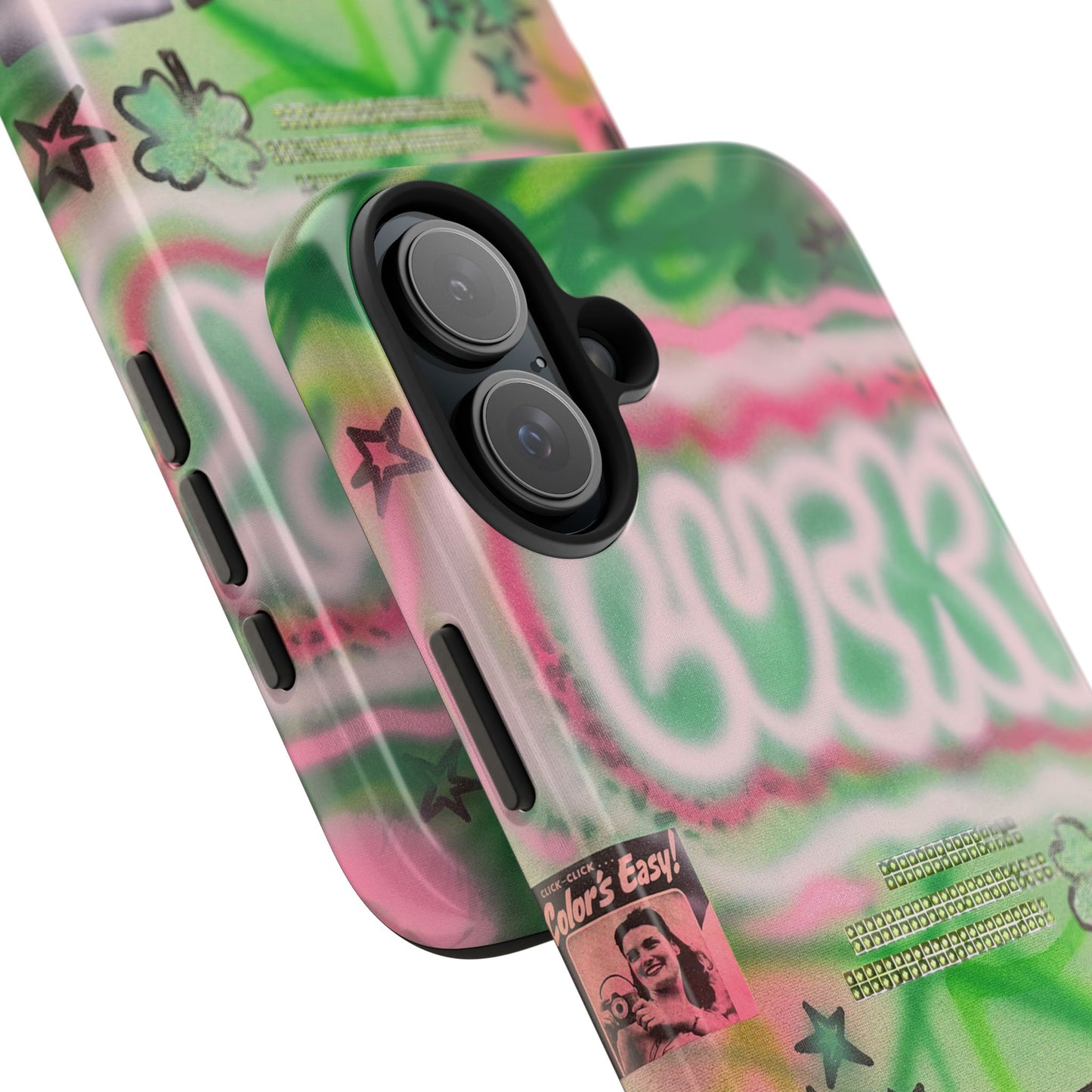 "so lucky" airbrush iPhone case