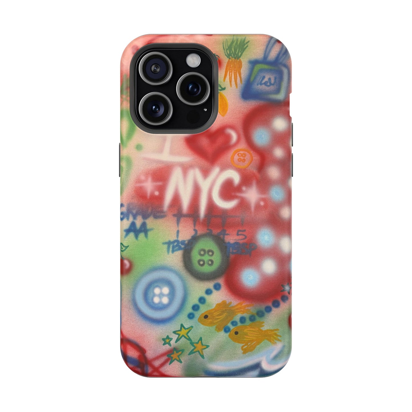 MagSafe "i <3 NYC" airbrush iPhone case