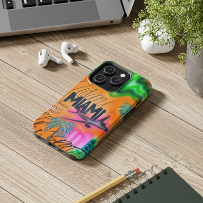 "miami, fl" airbrush iPhone case
