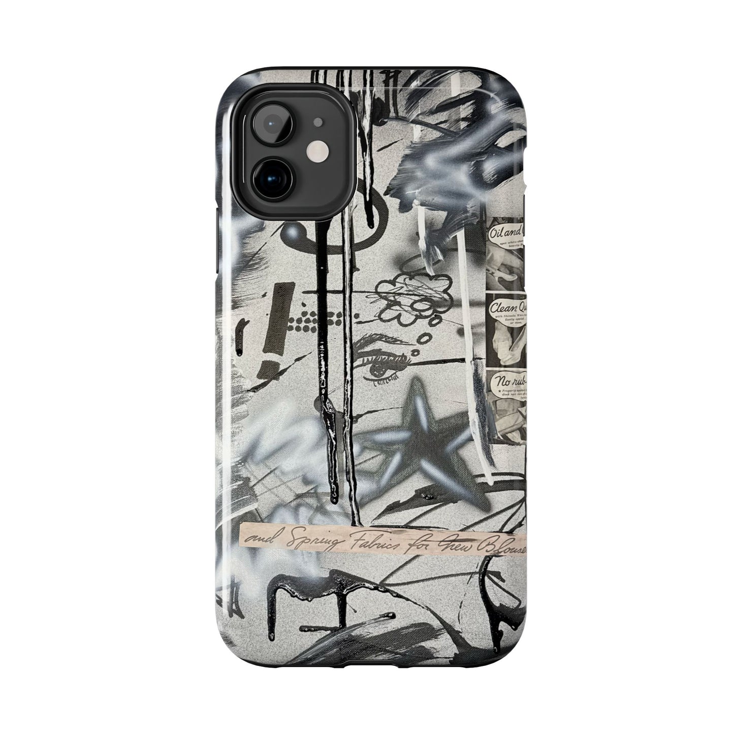 "monochrome mood" airbrush iPhone case
