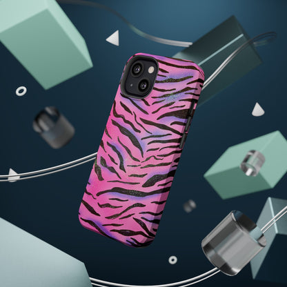 MagSafe "glitter zebra" airbrush iPhone case