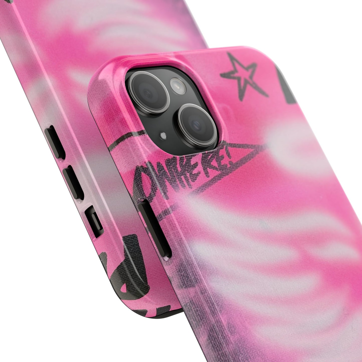 "pink angel wings" airbrush iPhone case