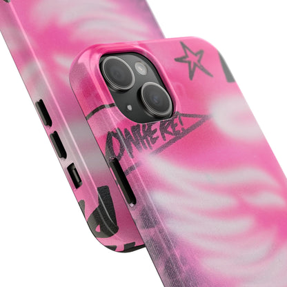 "pink angel wings" airbrush iPhone case