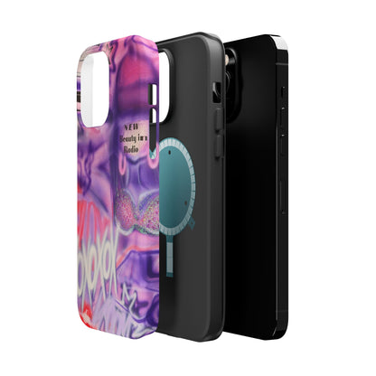 MagSafe "mic check" airbrush iPhone case