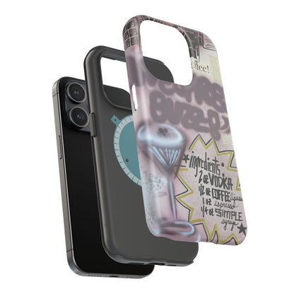 MagSafe "espresso martini" airbrush iPhone case