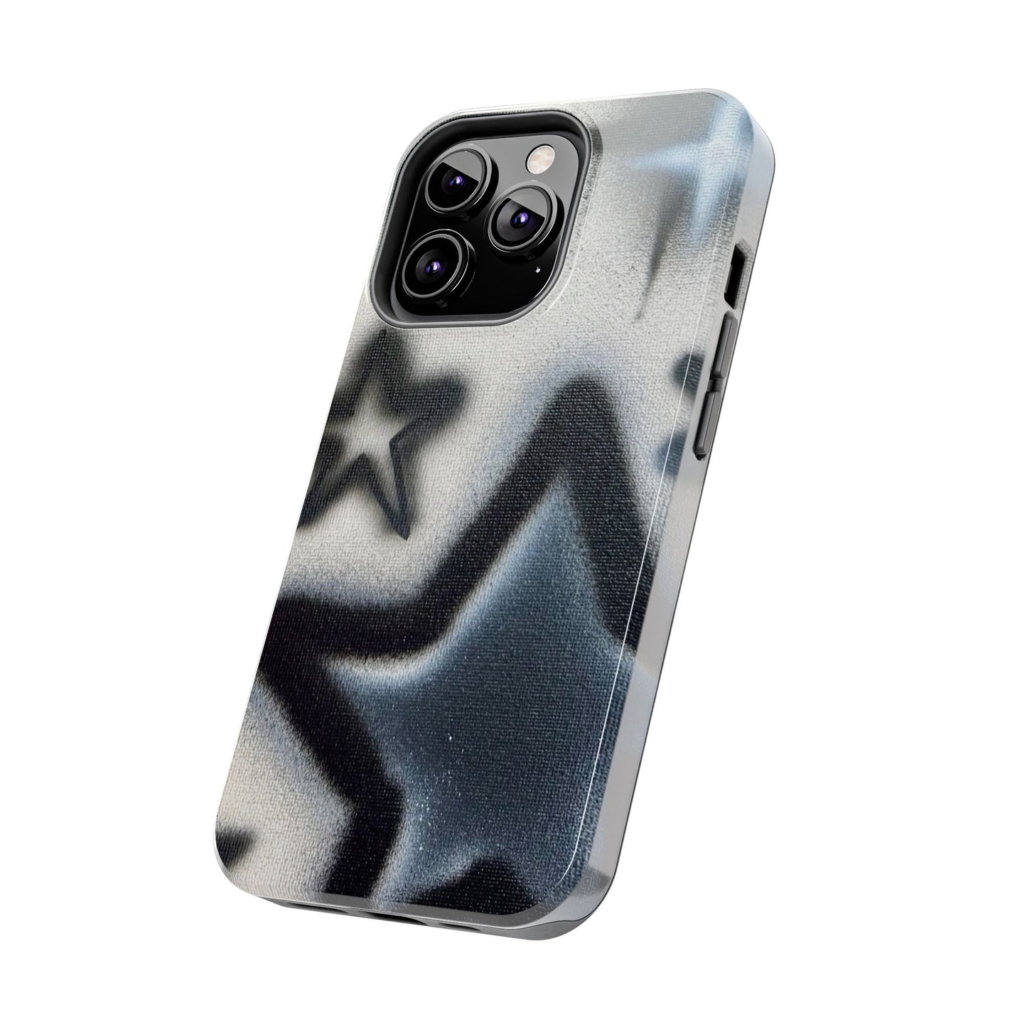 "black & white stars" airbrush iPhone case