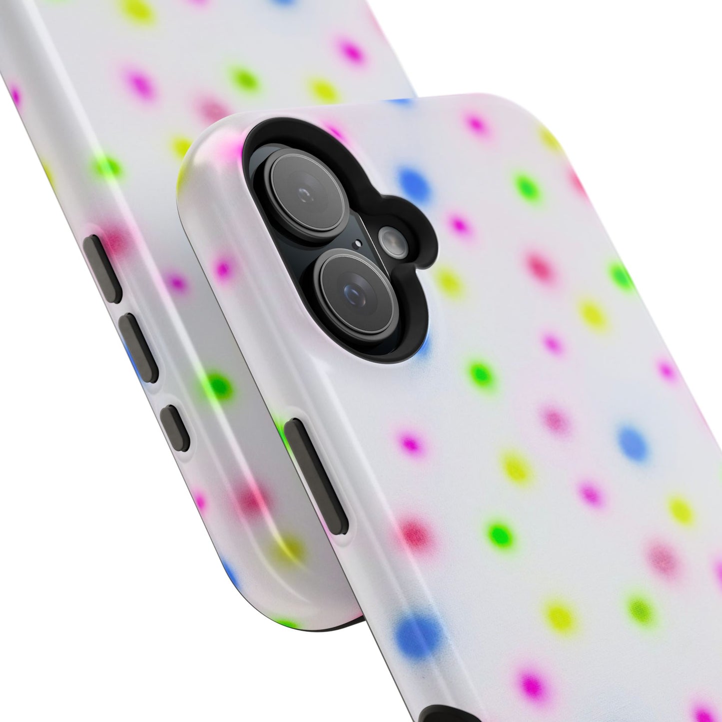 MagSafe "birthday cake polka dot" airbrush iPhone case