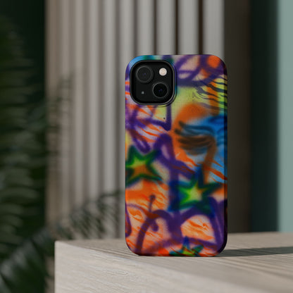 MagSafe "streetwear angel" airbrush iPhone case