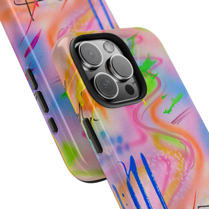 "neon haze" airbrush iPhone case