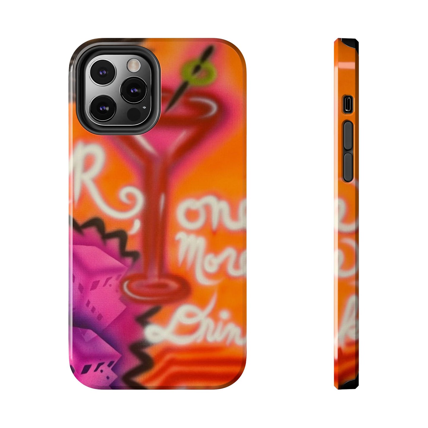 "one more drink!" airbrush iPhone case