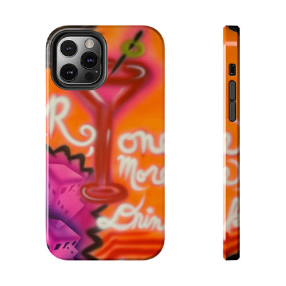 "one more drink!" airbrush iPhone case