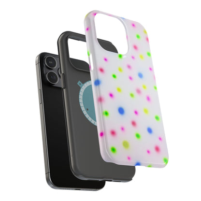 MagSafe "birthday cake polka dot" airbrush iPhone case