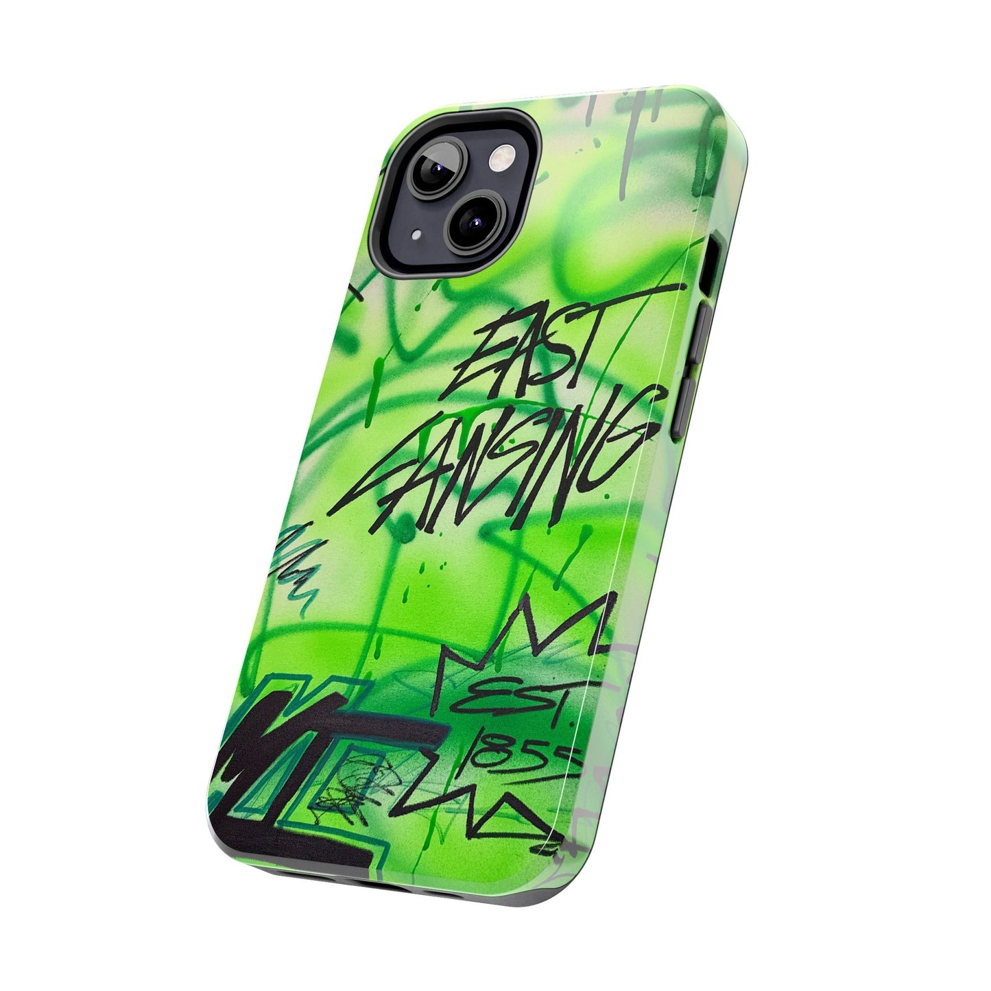 "east lansing, mi" airbrush iPhone case