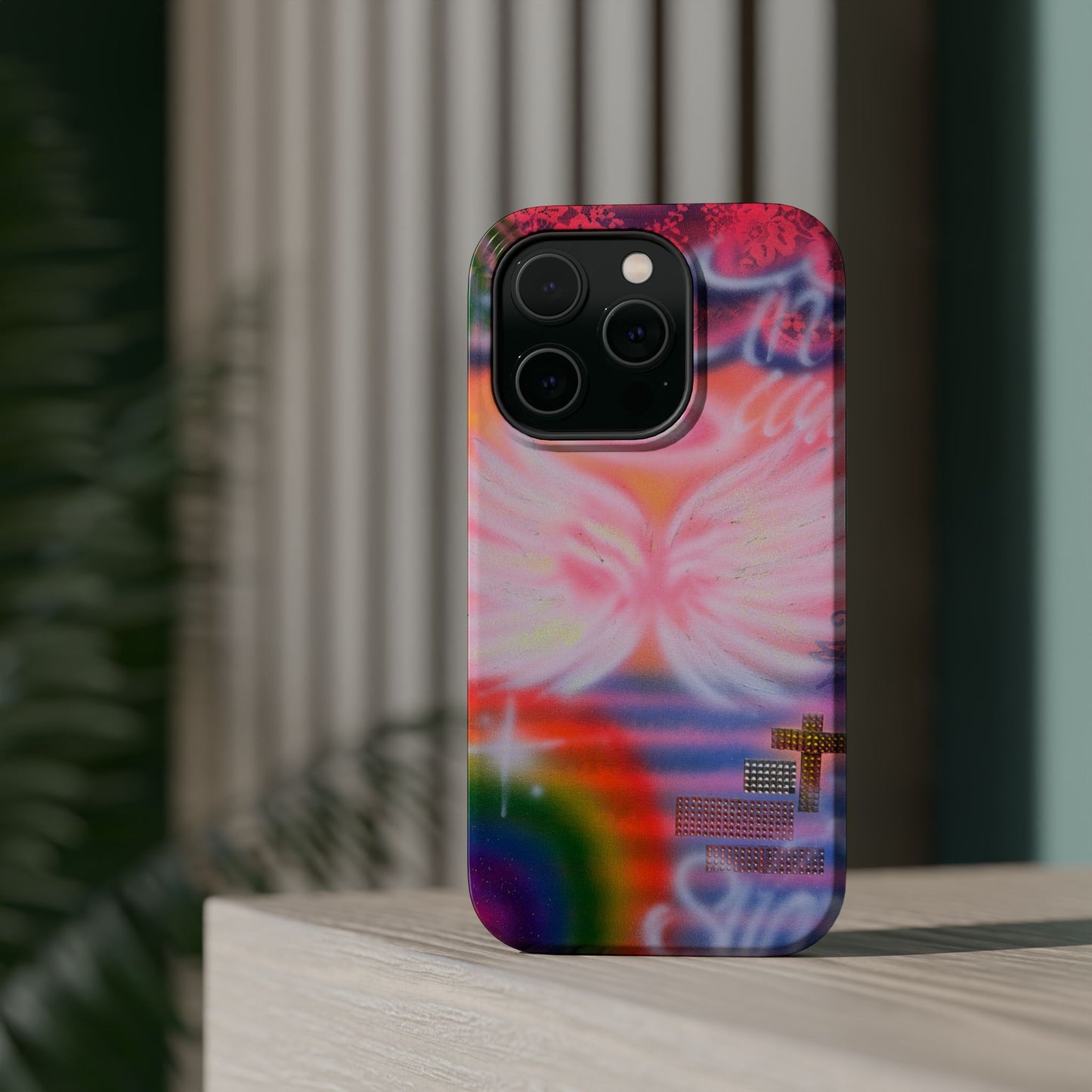 MagSafe "summer bliss" airbrush iPhone case
