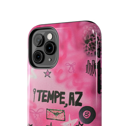 "tempe, az pt. 2" airbrush iPhone case