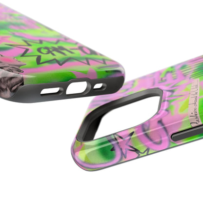 MagSafe "green camo" airbrush iPhone case