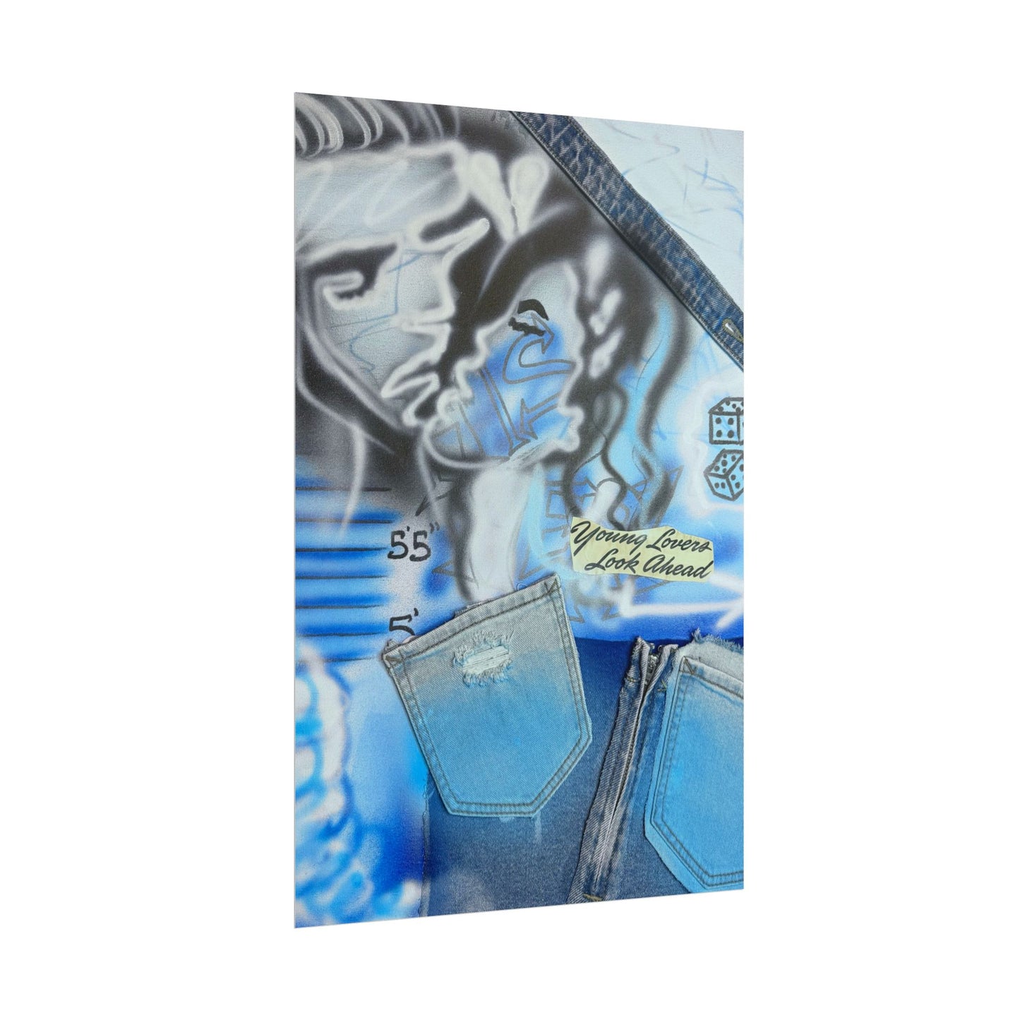 early access airbrush rolled print