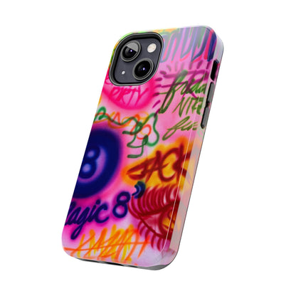 "colorful chaos" airbrush iPhone case