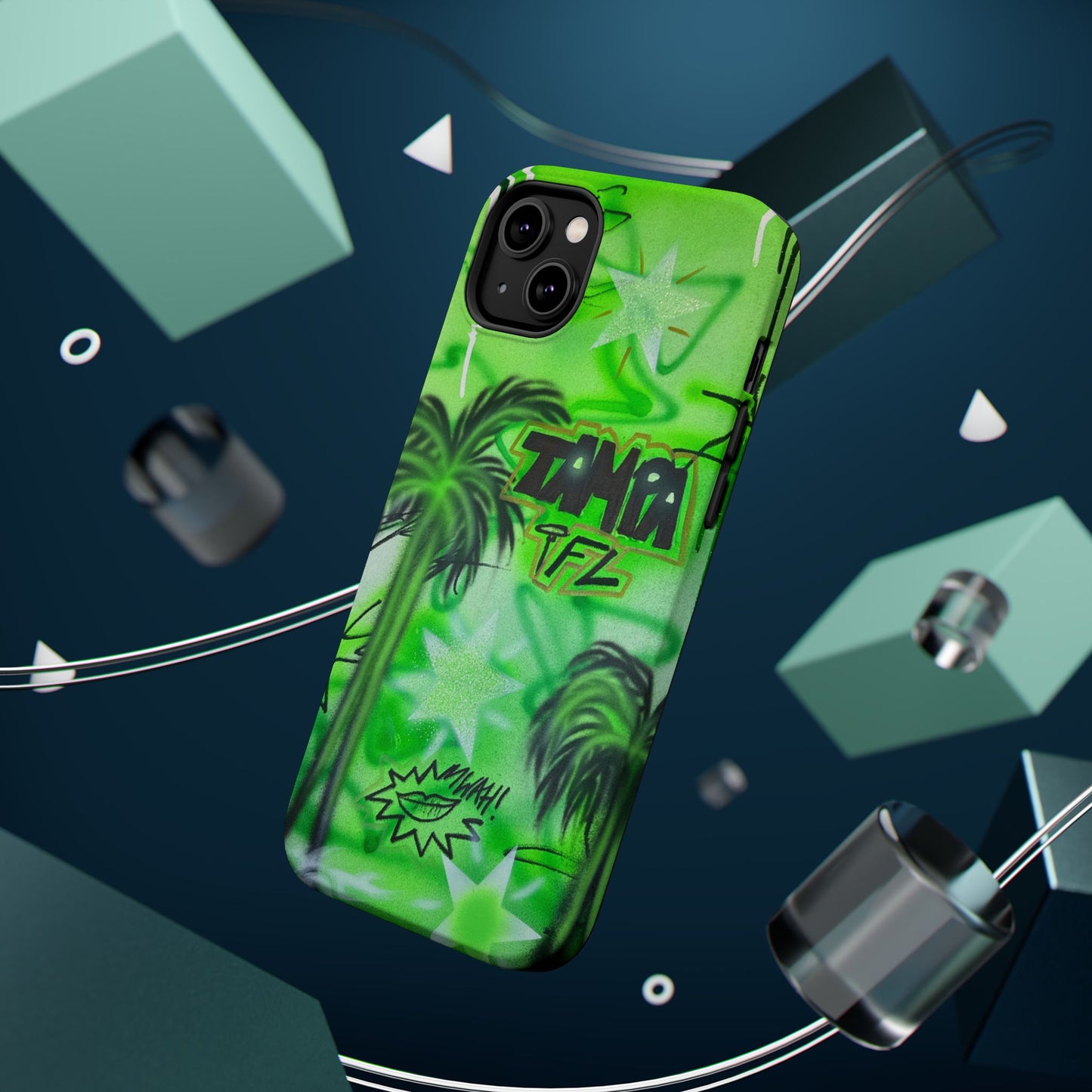 MagSafe "tampa, fl" airbrush iPhone case