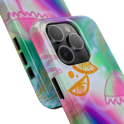"on the beach" airbrush iPhone case