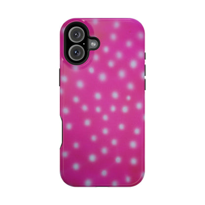 MagSafe "bubblegum polka dot" airbrush iPhone case