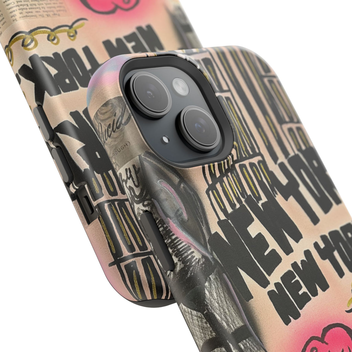 MagSafe „New York, New York“ Airbrush iPhone Hülle