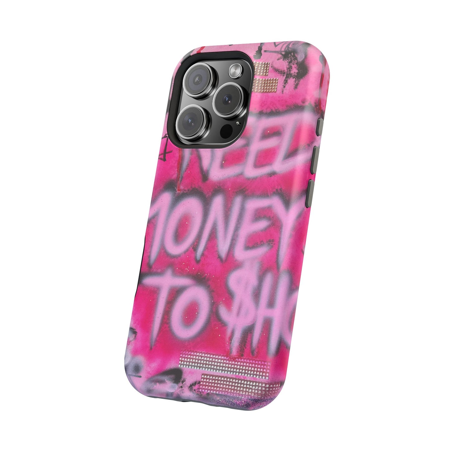 MagSafe "need $$ to shop" airbrush iPhone case