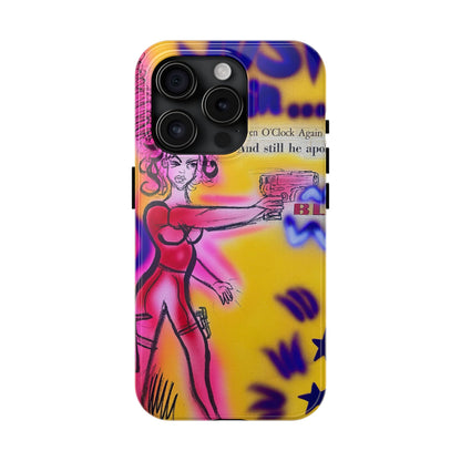 "spiraling thoughts" airbrush iPhone case