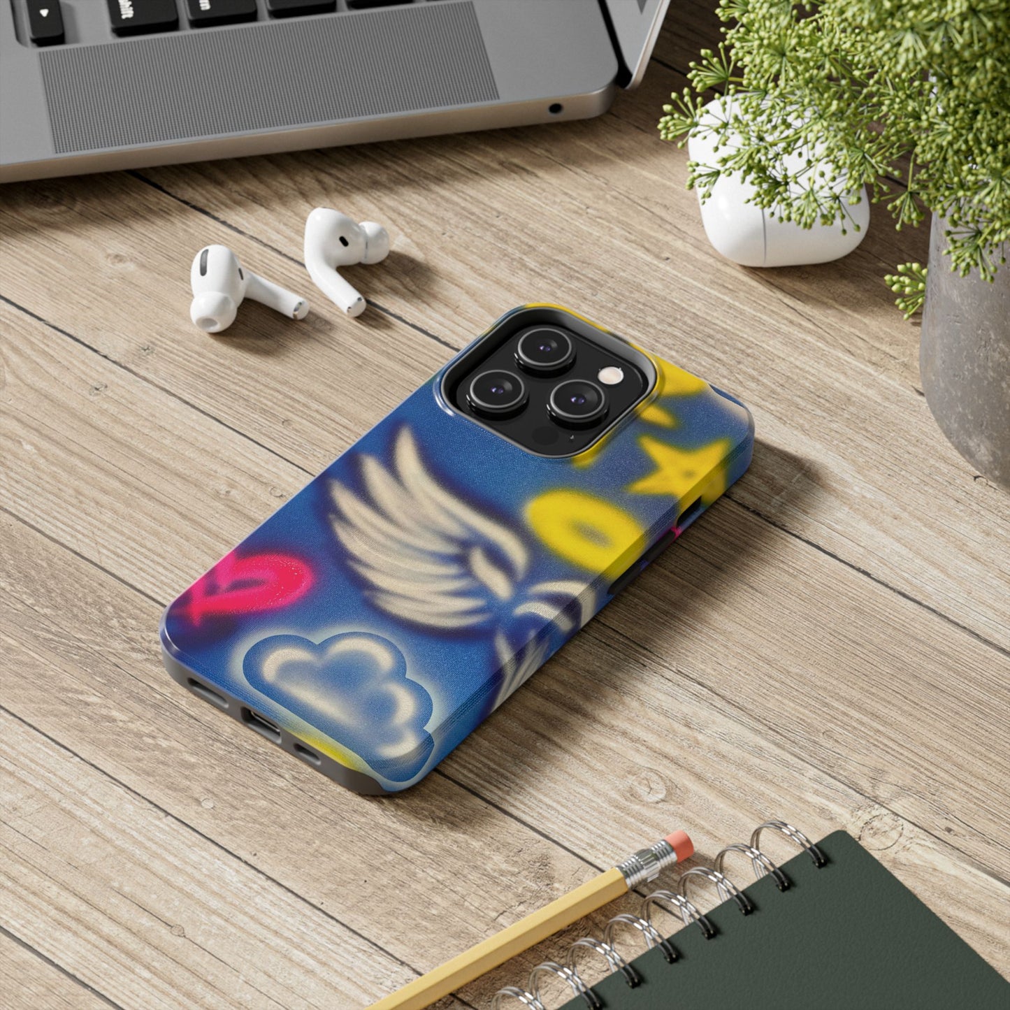"celestial halo" airbrush iPhone case