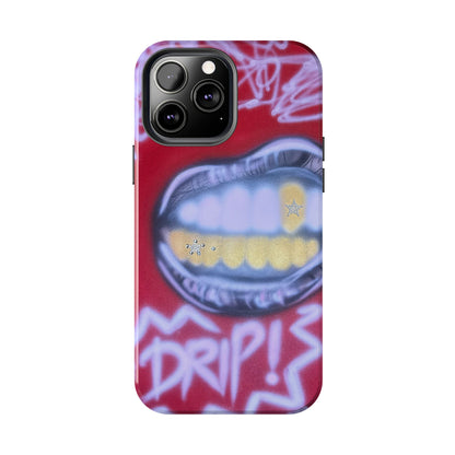 "tooth drip" airbrush iPhone case