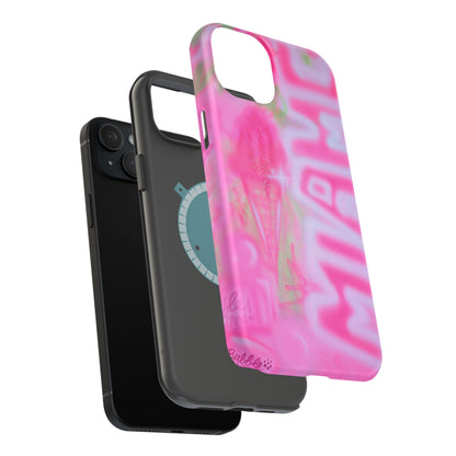 MagSafe "sunset sorbet" airbrush iPhone case